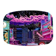 Retro City Pixel Mini Square Pill Box by Sarkoni