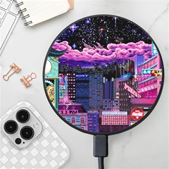 Retro City Pixel Wireless Fast Charger(black) by Sarkoni