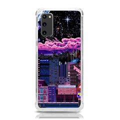 Retro City Pixel Samsung Galaxy S20 6 2 Inch Tpu Uv Case by Sarkoni