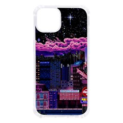 Retro City Pixel Iphone 13 Tpu Uv Print Case by Sarkoni