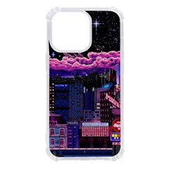 Retro City Pixel Iphone 13 Pro Tpu Uv Print Case by Sarkoni