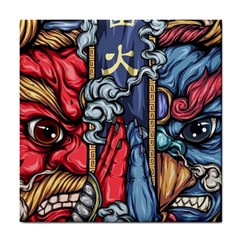 Japan Art Aesthetic Tile Coaster by Sarkoni