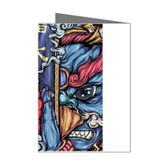 Japan Art Aesthetic Mini Greeting Cards (pkg Of 8) by Sarkoni