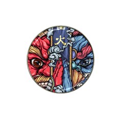 Japan Art Aesthetic Hat Clip Ball Marker by Sarkoni