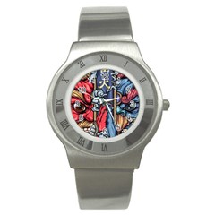 Japan Art Aesthetic Stainless Steel Watch by Sarkoni