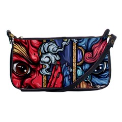 Japan Art Aesthetic Shoulder Clutch Bag by Sarkoni