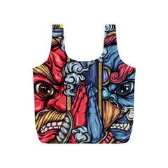 Japan Art Aesthetic Full Print Recycle Bag (s) by Sarkoni