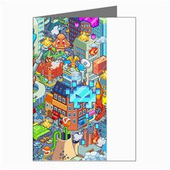 Pixel Art Retro Video Game Greeting Cards (pkg Of 8)