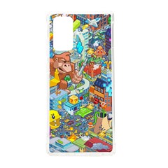 Pixel Art Retro Video Game Samsung Galaxy Note 20 Tpu Uv Case by Sarkoni