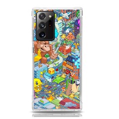 Pixel Art Retro Video Game Samsung Galaxy Note 20 Ultra Tpu Uv Case by Sarkoni