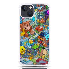 Pixel Art Retro Video Game Iphone 13 Tpu Uv Print Case