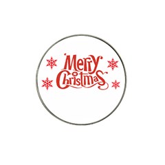 Merry Christmas Hat Clip Ball Marker