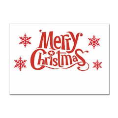 Merry Christmas Sticker A4 (100 Pack) by designerey