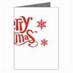 Merry Christmas Greeting Card Left