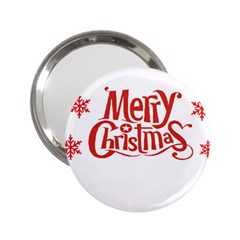 Merry Christmas 2 25  Handbag Mirrors