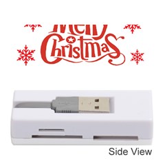 Merry Christmas Memory Card Reader (stick) by designerey