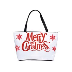 Merry Christmas Classic Shoulder Handbag by designerey