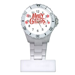 Merry Christmas Plastic Nurses Watch