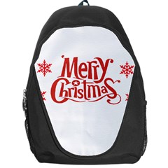 Merry Christmas Backpack Bag by designerey