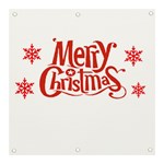 Merry Christmas Banner and Sign 3  x 3  Front