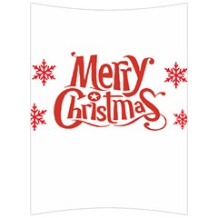 Merry Christmas Back Support Cushion by designerey