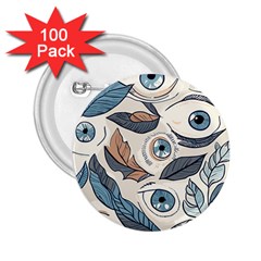 Eyes pattern 2.25  Buttons (100 pack) 