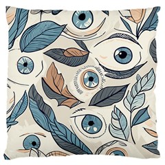 Eyes pattern Large Cushion Case (One Side)