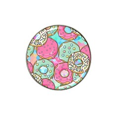 Donut Pattern Texture Colorful Sweet Hat Clip Ball Marker by Grandong