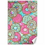 Donut Pattern Texture Colorful Sweet Canvas 24  x 36  23.35 x34.74  Canvas - 1