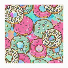 Donut Pattern Texture Colorful Sweet Medium Glasses Cloth