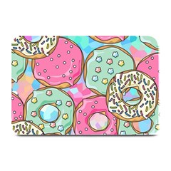 Donut Pattern Texture Colorful Sweet Plate Mats by Grandong