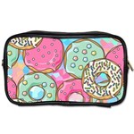 Donut Pattern Texture Colorful Sweet Toiletries Bag (Two Sides) Front