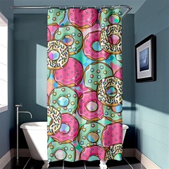 Donut Pattern Texture Colorful Sweet Shower Curtain 36  X 72  (stall)  by Grandong