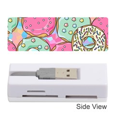 Donut Pattern Texture Colorful Sweet Memory Card Reader (Stick)