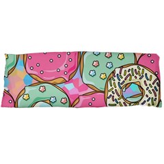 Donut Pattern Texture Colorful Sweet Body Pillow Case (dakimakura) by Grandong