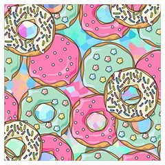 Donut Pattern Texture Colorful Sweet Lightweight Scarf  by Grandong