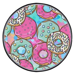 Donut Pattern Texture Colorful Sweet Wireless Fast Charger(black)