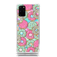 Donut Pattern Texture Colorful Sweet Samsung Galaxy S20Plus 6.7 Inch TPU UV Case