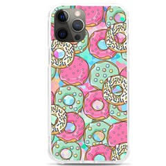 Donut Pattern Texture Colorful Sweet Iphone 12 Pro Max Tpu Uv Print Case by Grandong