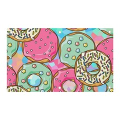 Donut Pattern Texture Colorful Sweet Banner And Sign 5  X 3  by Grandong