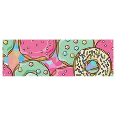 Donut Pattern Texture Colorful Sweet Banner and Sign 12  x 4 