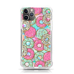 Donut Pattern Texture Colorful Sweet Iphone 11 Pro 5 8 Inch Tpu Uv Print Case by Grandong