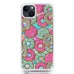 Donut Pattern Texture Colorful Sweet iPhone 14 Plus TPU UV Print Case Front