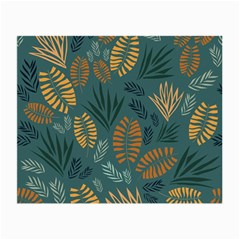 Leaves Pattern Texture Plant Small Glasses Cloth (2 Sides) by Grandong