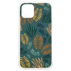 Leaves Pattern Texture Plant Iphone 12/12 Pro Tpu Uv Print Case by Grandong