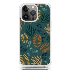 Leaves Pattern Texture Plant Iphone 13 Pro Tpu Uv Print Case by Grandong