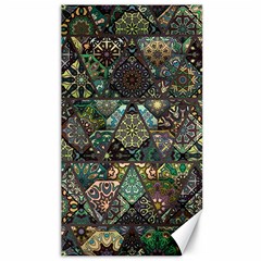 Digital Art Triangle Pattern Texture Mosaic Canvas 40  X 72  by Grandong