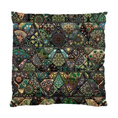 Digital Art Triangle Pattern Texture Mosaic Standard Cushion Case (one Side) by Grandong