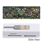 Digital Art Triangle Pattern Texture Mosaic Memory Card Reader (Stick) Front