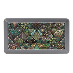 Digital Art Triangle Pattern Texture Mosaic Memory Card Reader (mini) by Grandong